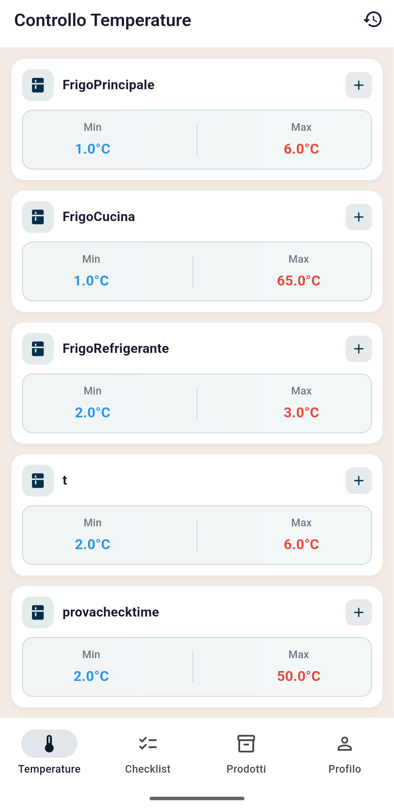 SimpleHACCP Start — Telefono Portrait